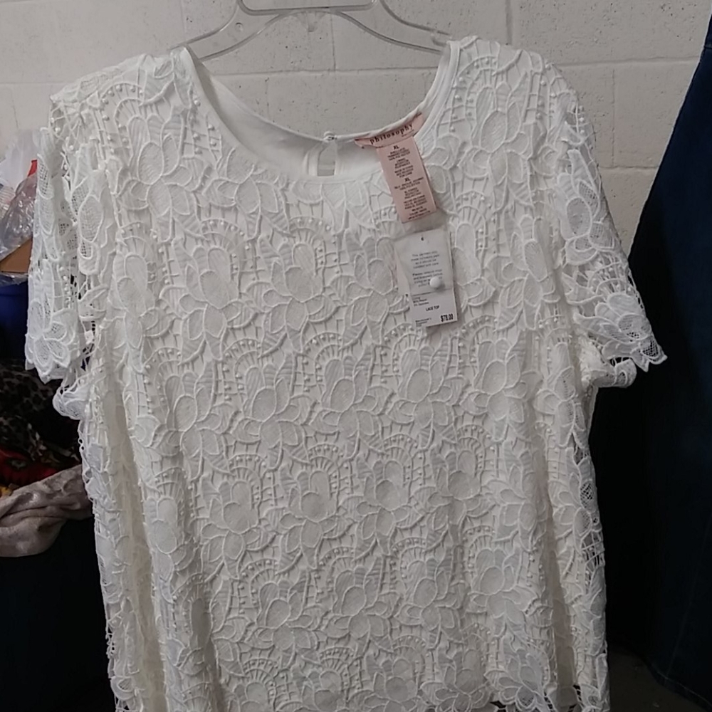 Philosophy Lace Top